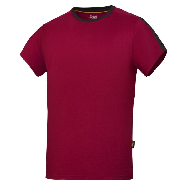 T-skjorte Snickers 2518 AllroundWork rød M